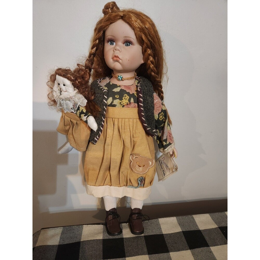 Duck House Heirloom Porcelain Doll 18" Tall